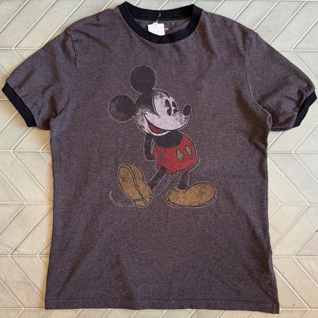 ミッキー リンガーTシャツ