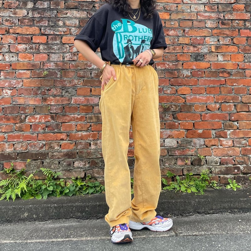 コーデュロイイエローパンツ | CUSTOM FEVER
