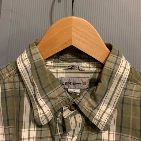 Carhartt 半袖チェックシャツ