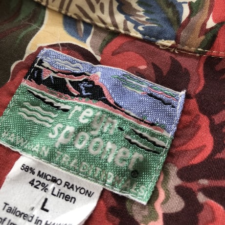 〜90's Reyn spooner 総柄シャツ