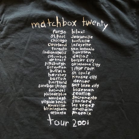 MATCHBOX TWENTY バンドTシャツ