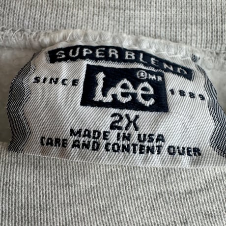 90's USA製Lee 企業物スウェット 2X