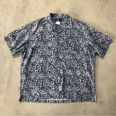 Ralph Lauren  半袖開襟総柄シャツ XL