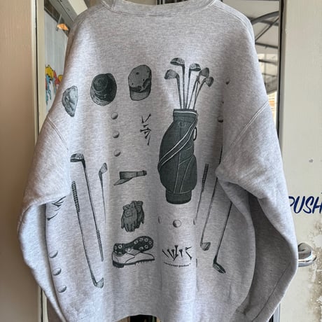 90's USA製プリントスウェット XL