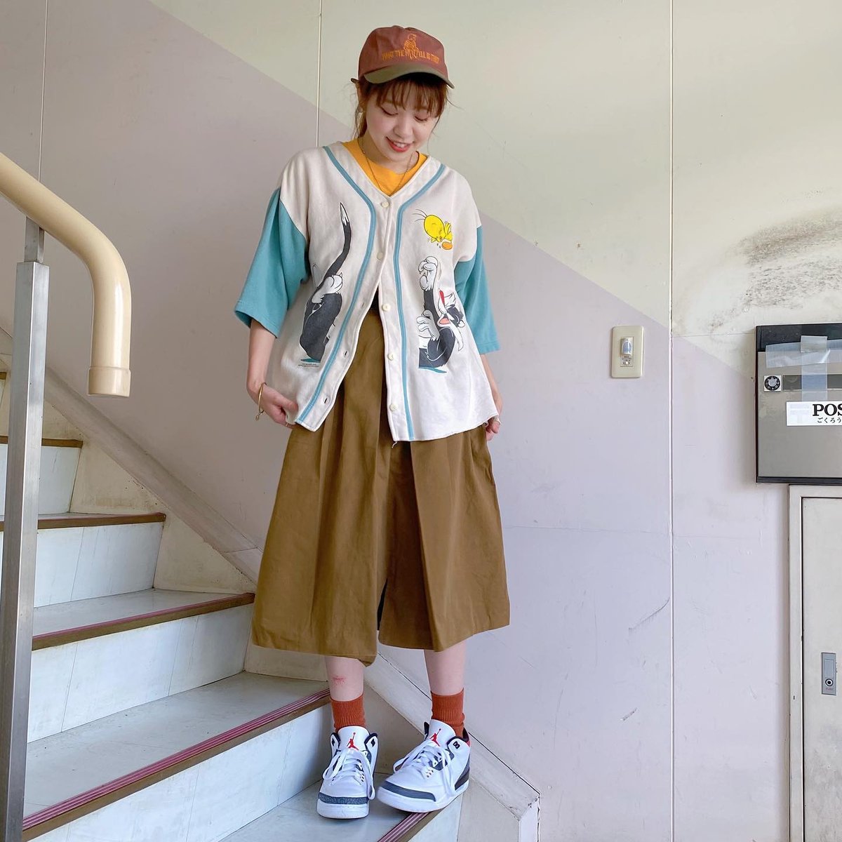 90年代ルーニーテューンズベースボールシャツ | CUSTOM FEVER
