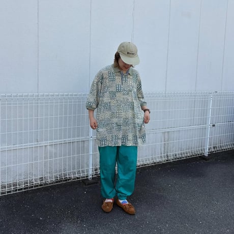 BUGLE BOY COMPANY 総柄ポロシャツ
