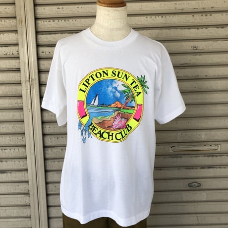 〜90's LIPTON SUN TEA BEACH CLUB Tシャツ
