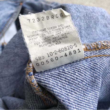 〜90's USA製 Levi's 560 ルーズフィット W34 L32