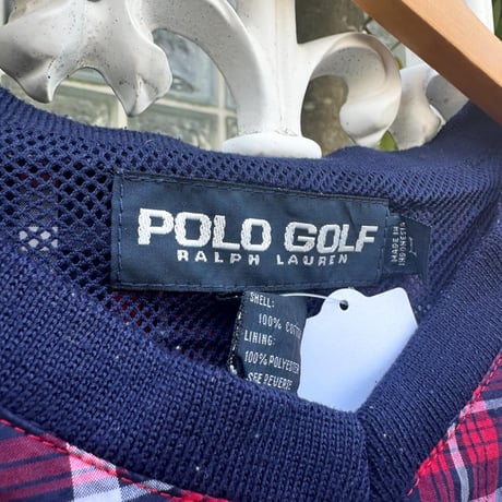 POLO GOLFチェックベスト🍎