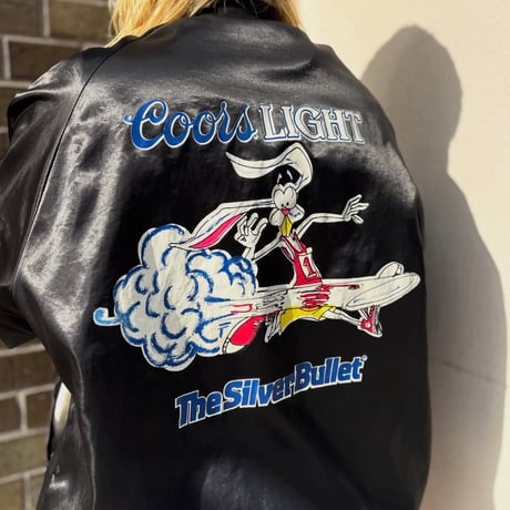 USA製 Westark Coors Light キャラクタープリント ナイロンスタジャン