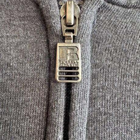 90's USA製 RUSSELL ジップカーディガン M