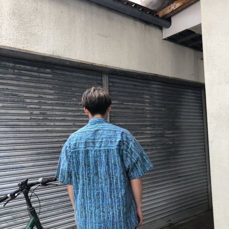 90's USA製 総柄シャツ