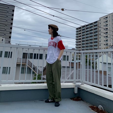 90sUSA製HOUSTON ＶネックTシャツ