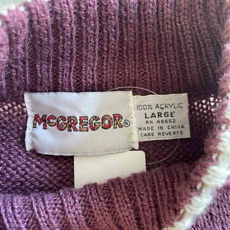 McGREGORスキーセーター