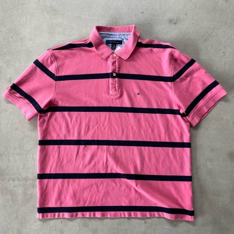 TOMMY HILFIGERボーダーポロシャツ