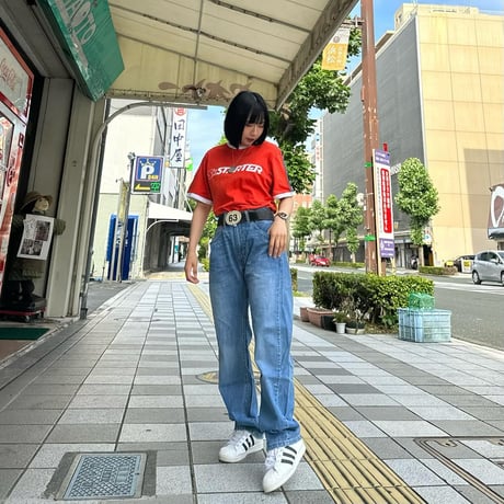 STARTER オレンジリンガーTシャツ