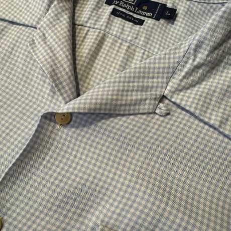 Ralph Lauren レーヨン開襟シャツL