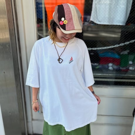 USA製 adidas ラグランTシャツ