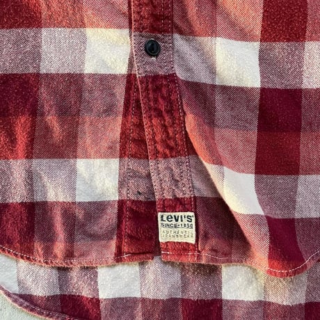 Levi's ブロックチェックネルシャツ