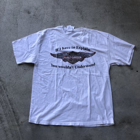 USA製 HARLEY DAVIDSON プリントT  XL