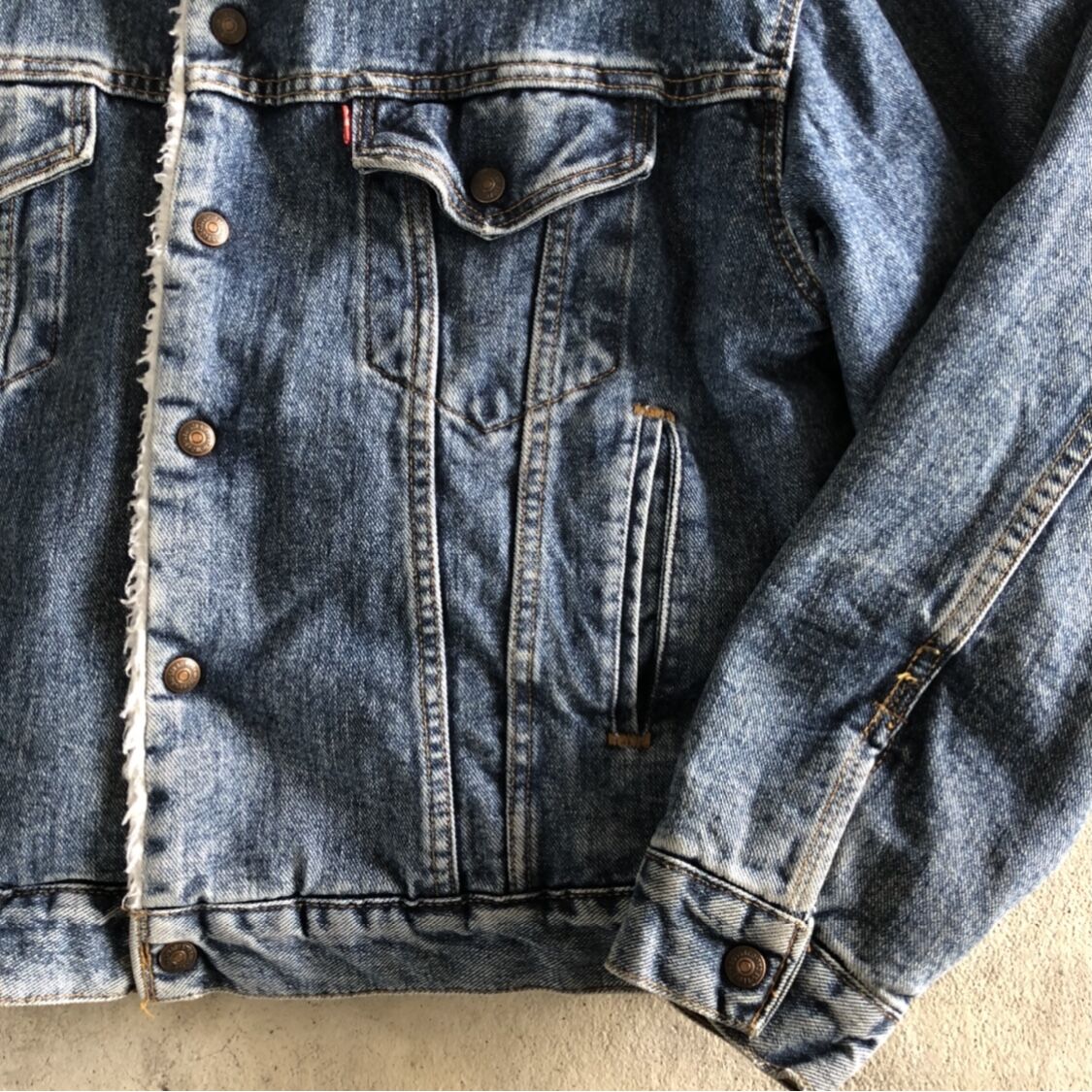 90's Levi's デニムボアジャケット 70609-4891 | CUSTOM FEVER 90's Levi's デニムボアジャケット 70609-4891 | CUSTOM FEVER