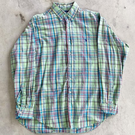 90s Ralph Lauren BLAKE チェックシャツ
