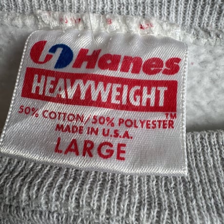 90's USA製 HANES 無地スウェット L