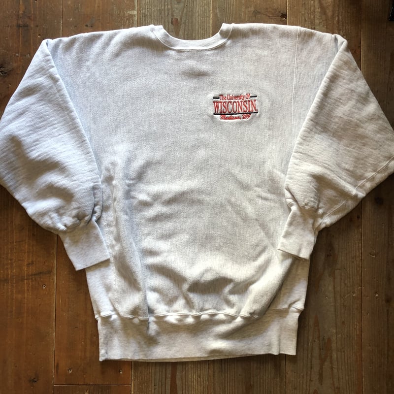 胸刺繍 WISCONSINチャンピオンリバースウィーブ XL | CUSTOM FEVER 胸刺繍 WISCONSINチャンピオンリバースウィーブ XL | CUSTOM FEVER