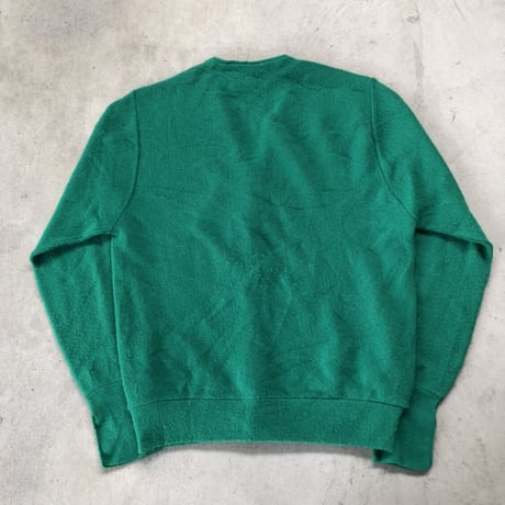 USA製LACOSTEアクリルニットカーディガン  L