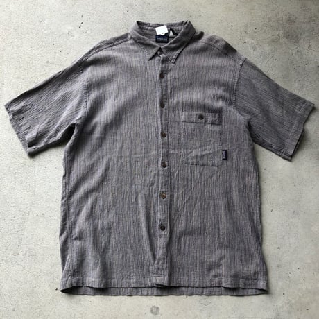 Patagonia半袖オーガニックコットンシャツ  L