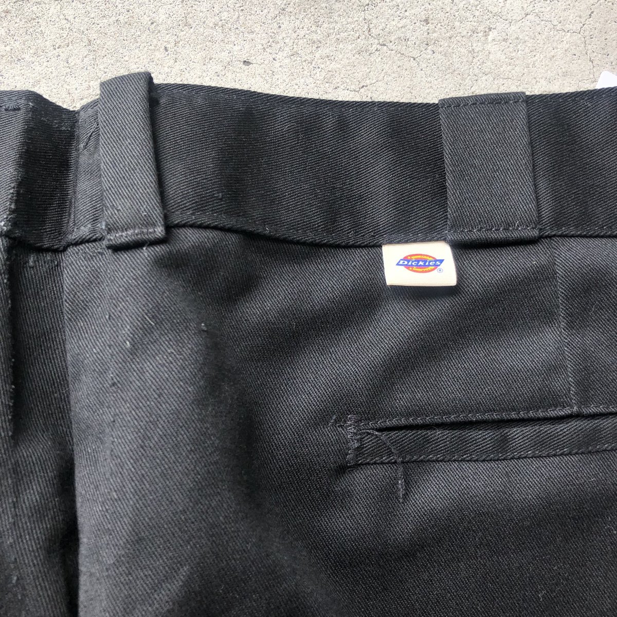 おまけ付 90s USA製 dickies ブラック 黒 874 W34 ワークパンツ