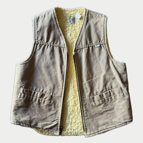 USA製 80's Carhartt ボアベスト L