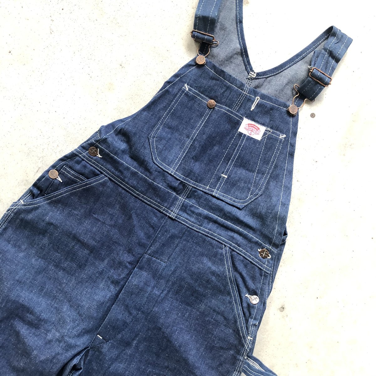 未使用ROUND HOUSE オーバーオールW36×L29 | CUSTOM FEVER