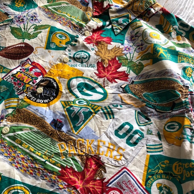 ✅️ レインスプーナー NFL BEARS ベアーズ レーヨンシャツ 半袖シャツ ✅️ レインスプーナー NFL BEARS ベアーズ レーヨンシャツ 半袖