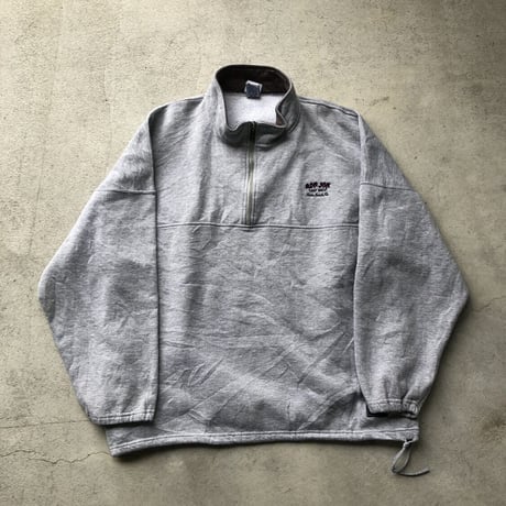 90's USA製ロンジョン ハーフジップスウェット