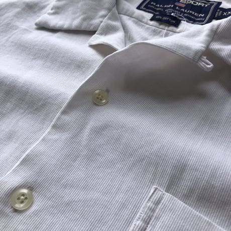 POLO SPORT 半袖コーデュロイシャツ XXL
