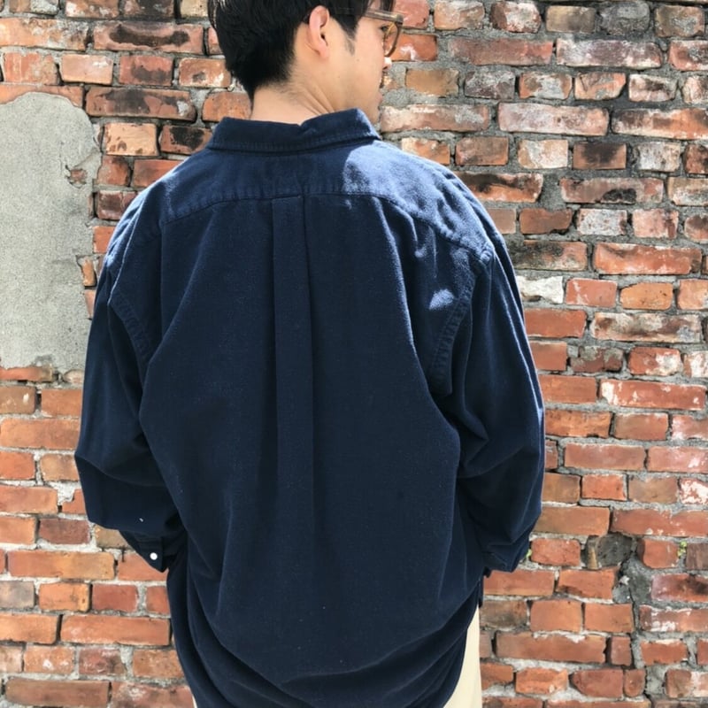 Polo by Ralph Lauren シャモアクロスシャツ USA製 L Ralph Lauren コットンシャモアクロスシャツ | CUSTOM FEVER