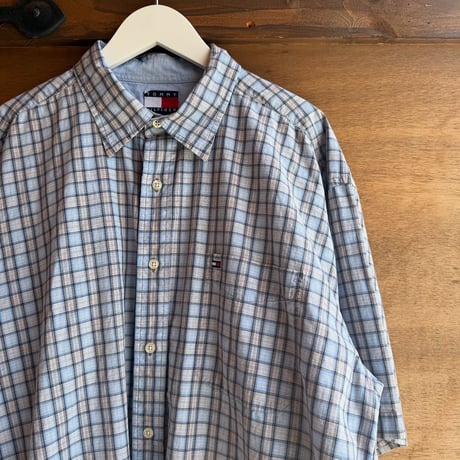 90s TOMMY HILFIGER チェックシャツ