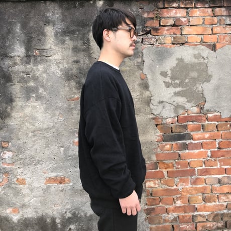 90's USA製 JERZEES 黒無地スウェットXL