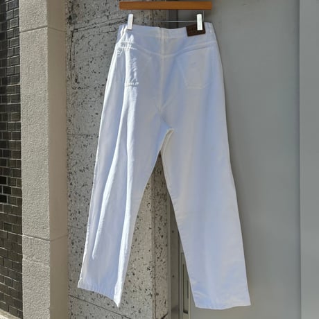 LAUREN RALPH LAUREN ホワイトテーパードパンツ