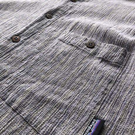 Patagonia半袖オーガニックコットンシャツ  L