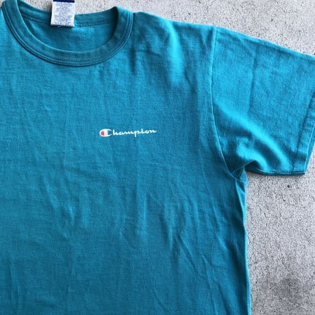 USA製90's〜チャンピオンワンポイント無地Tシャツ L