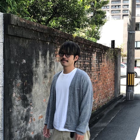 80年代 FOX アクリルカーディガン L