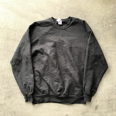 90's USA製 JERZEES 黒無地スウェットXL