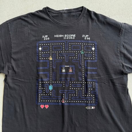 PAC-MAN プリントTシャツ