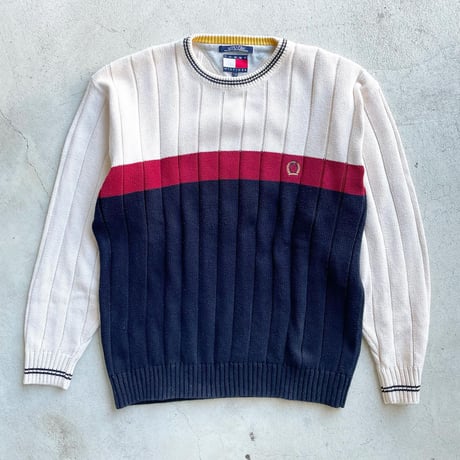 TOMMY HILFIGER デザインコットンニット