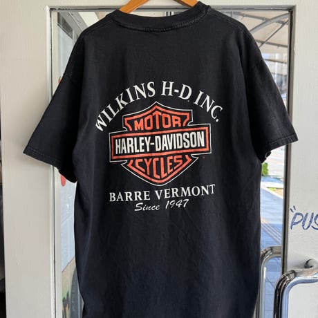 90's USA製 HARLEY DAVIDSON プリントTシャツ L