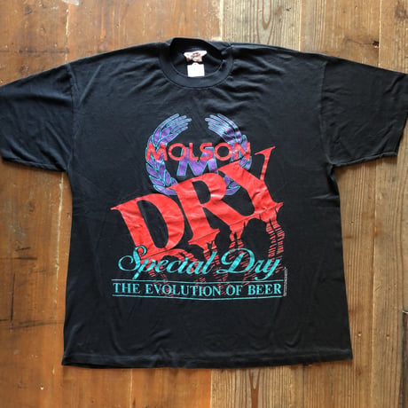80's-90's MOLSON DRY BEER Tシャツ🍺