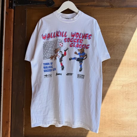 90s USA製 サッカープリントTシャツ