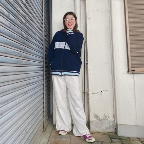 LACOSTE鹿子フーディジャージ